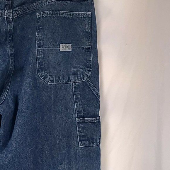 Wrangler Authentic Issue Mens 38x32 Carpenter Work Denim Jeans Pants 94LSWDV - Picture 7 of 10